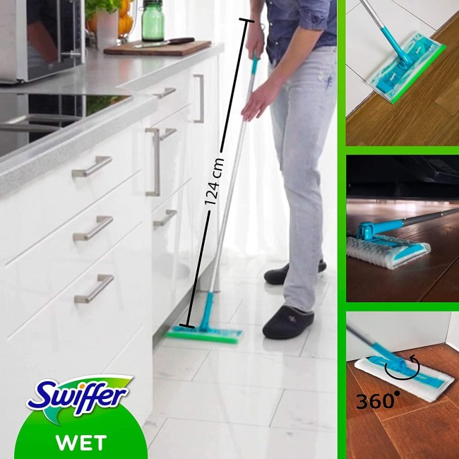 Swiffer Starter Kit Wet Scopa + 6...