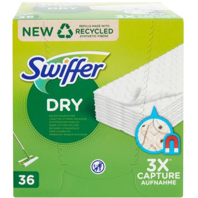 Swiffer Dry Ricarica 36 Panni