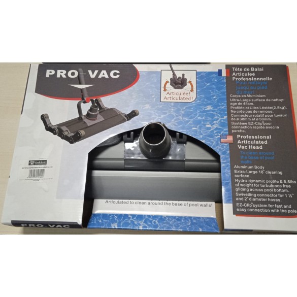 Testa Aspirafango in Alluminio 44,5 cm Verdelook