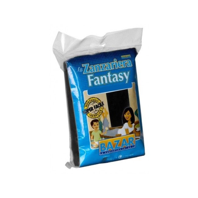 Zanzariera Velcro colore Nero 150x180...