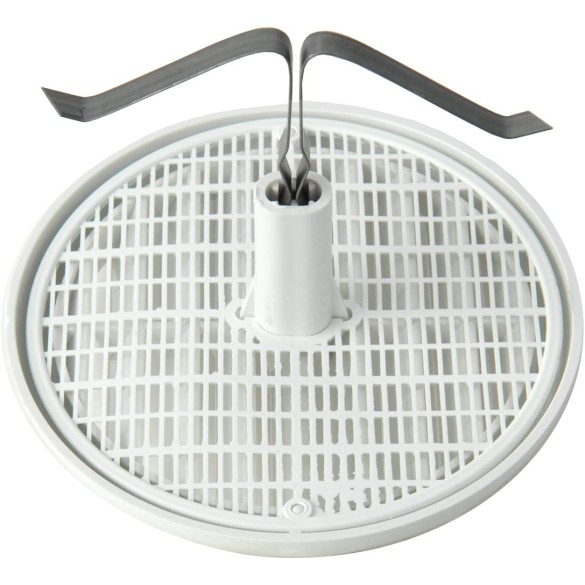 Griglia Aerazione Tonda C/Molle Rete mm 40-80 LA VENTILAZIONE