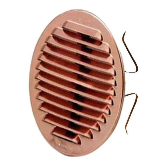 Griglia Aerazione Rame Tonda C/Molle Rete mm 160-220 LA VENTILAZIONE