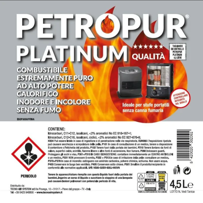 Combustibile Petropur Platinum 4,5 LT...