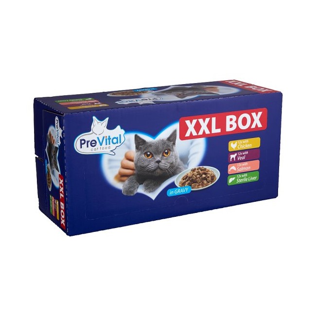 Prevital XXL Box per Gatti con Pollo,...