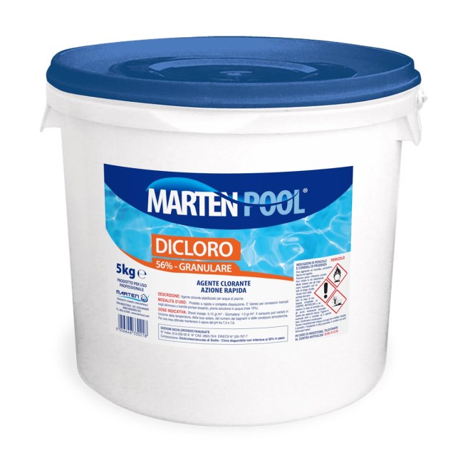 Dicloro Granulare 5kg Marten Pool