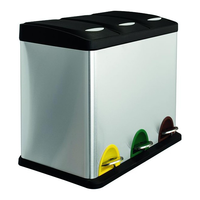 Pattumiera Differenziata Tris Inox...