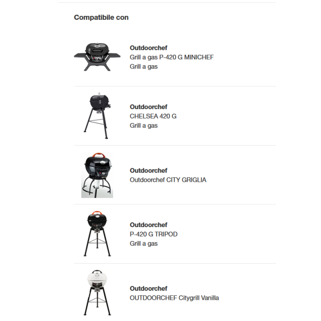 Ricambio Bruciatore 420 Outdoorchef