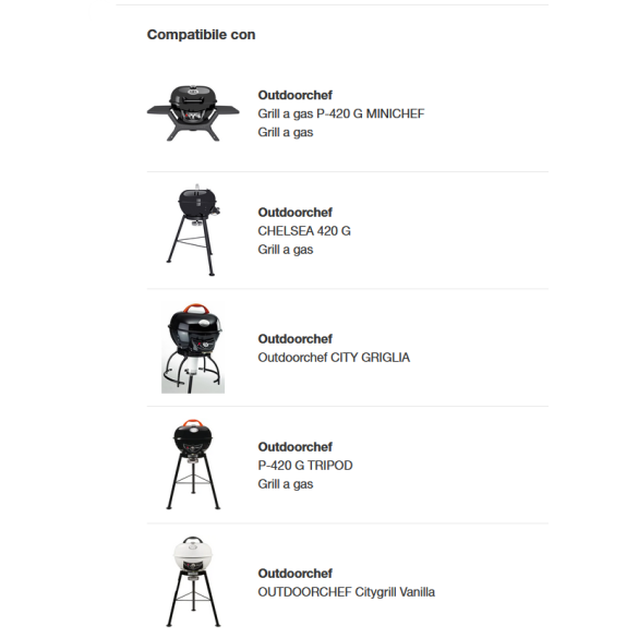 Ricambio Bruciatore 420 Outdoorchef