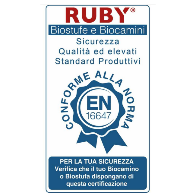 Stufa a Bioetanolo Ruby Elegance...