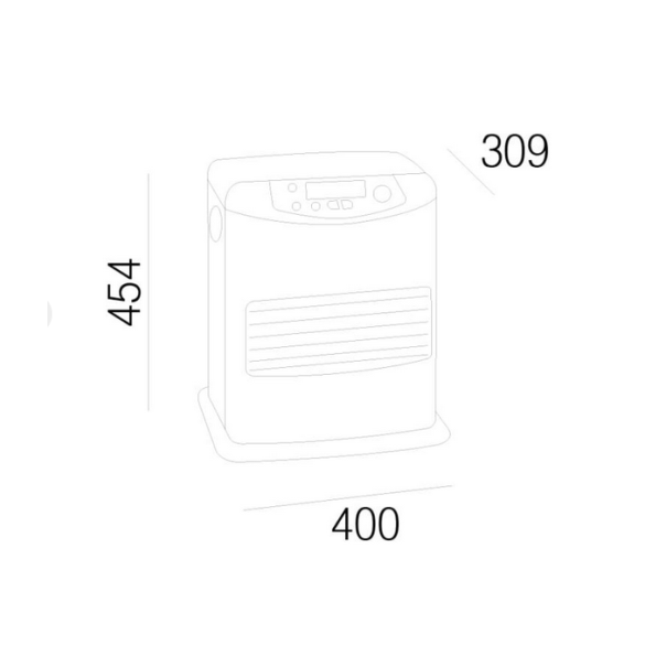 Stufa a Combustibile Liquido Inverter 5026 Tecno Air System