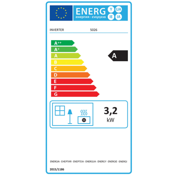 Stufa a Combustibile Liquido Inverter 6026 Tecno Air System