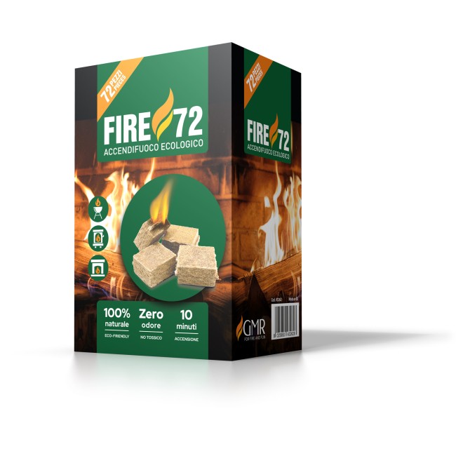 Accendifuoco Fire72 conf. 72 pz GMR