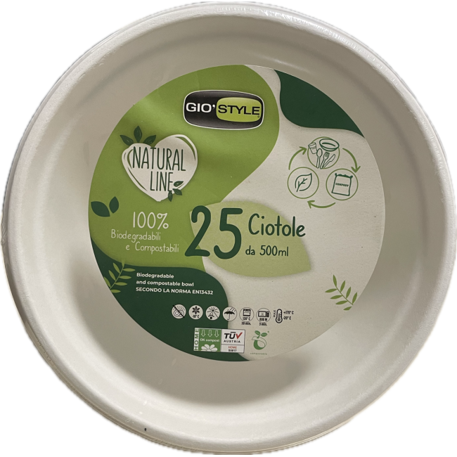 Ciotola in Cellulosa 500 ml conf. 25...