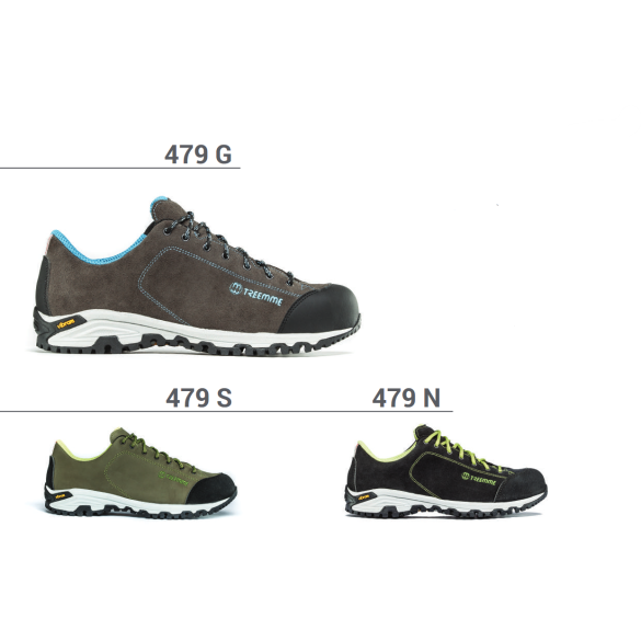 Scarpa Bassa in Pelle Scamosciata Art. 479 Misure Assortite TREEMME