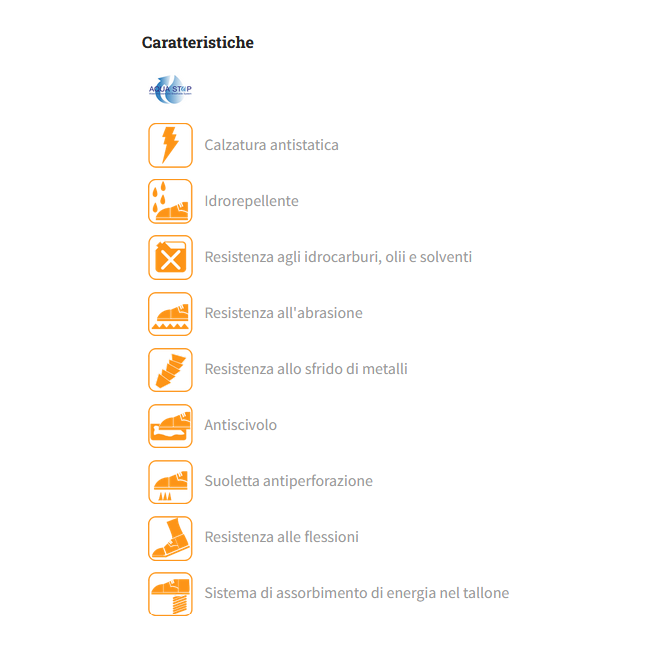 Scarpone Trekking Acquastop in Nabuk...