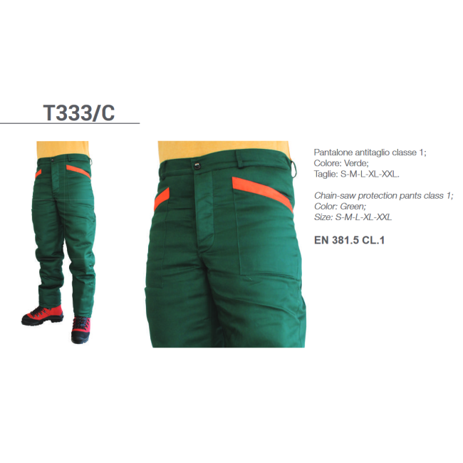 Pantalone di Protezione Classe 1 Tipo...