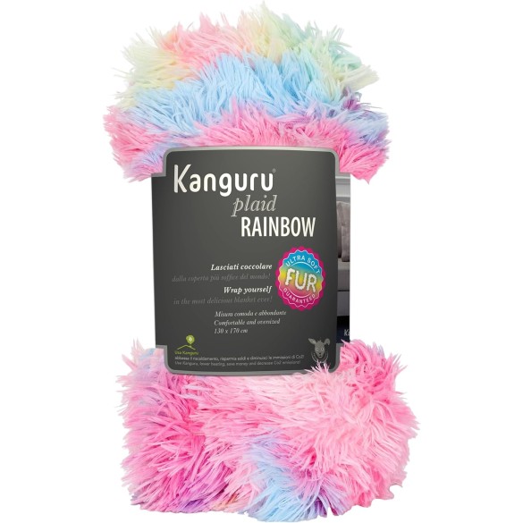 Coperta Rainbow Fur KANGURU