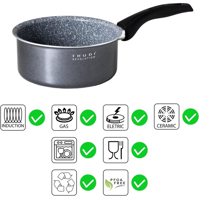 Casseruola 1 Manico Trudi D.16 cm...