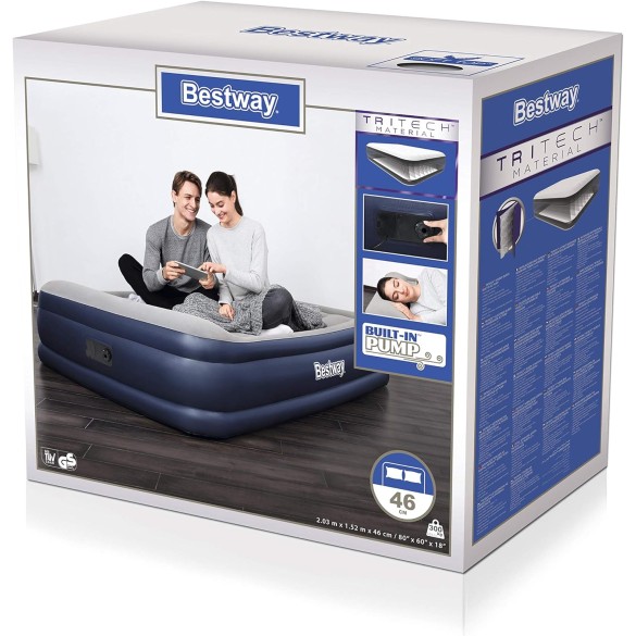 Materassino Gonfiabile Bestway Bicolor 203x152x46 cm