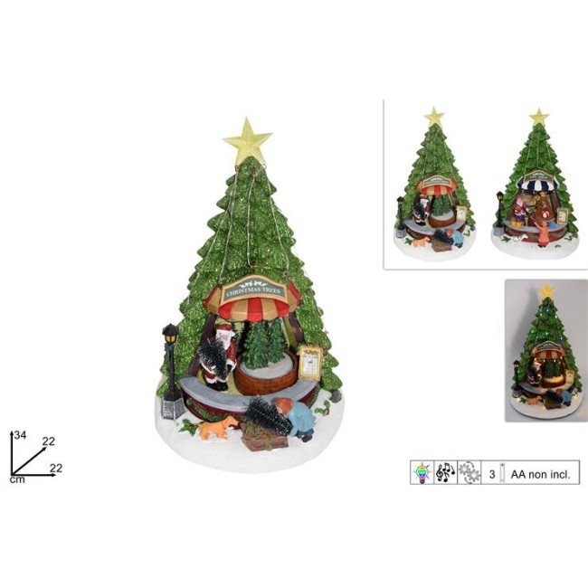 Giostrina Albero di Natale c/Babbo...