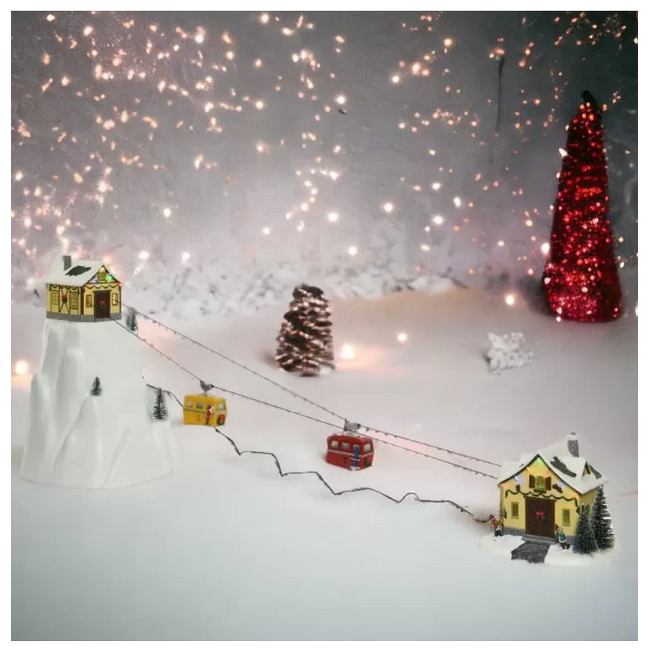 Giostrina Scenario Funivia Natalizia...