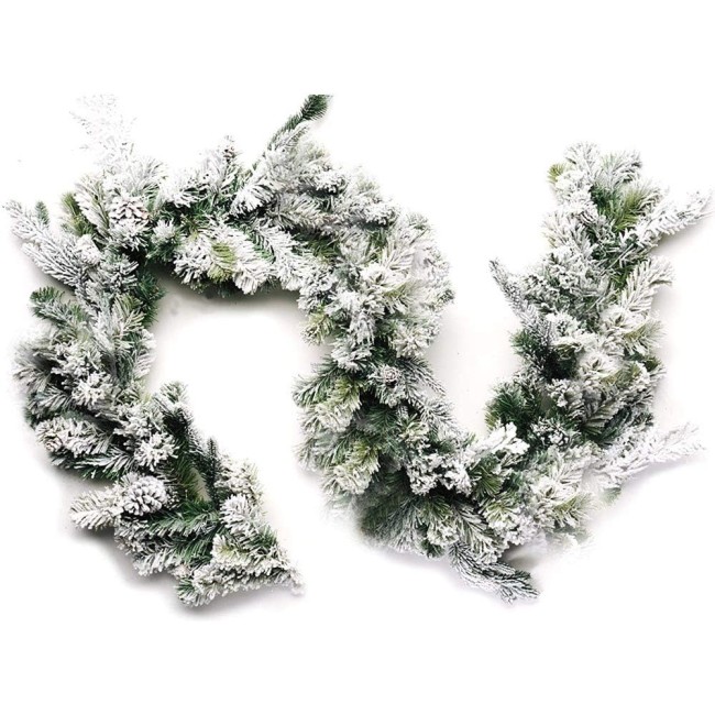 Ghirlanda Innevata 270CM. 200 Punte...