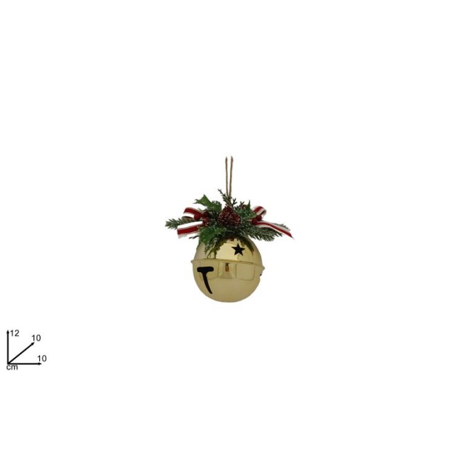 Campanaccio Oro con Vischio DUE ESSE...