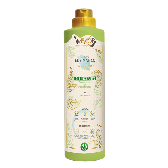 Bucato Enzimatico Foglia D'Oro Igienizzante 750ml WEXOR