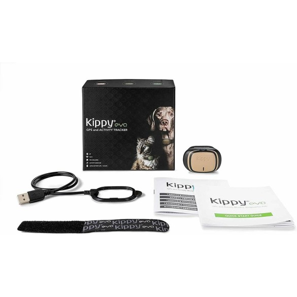 Collare GPS Cane&Gatto Brown Wood Kippy Evo