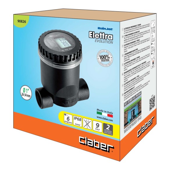 Elettrovalvola Programmabile 1” F Claber