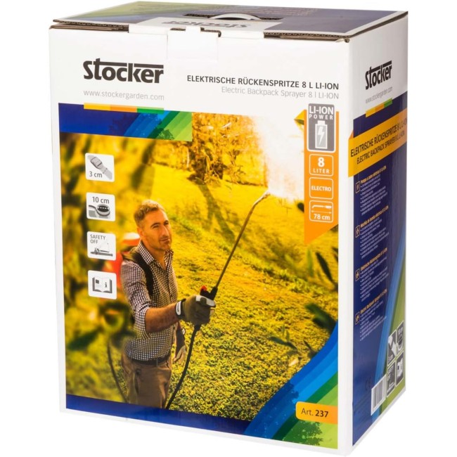 Pompa a Zaino Elettrica 8 L STOCKER