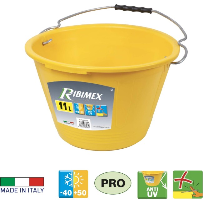 Secchio Muratore Giallo D 36cm...