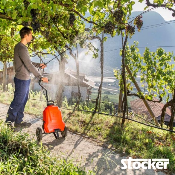 Pompa a zaino elettrica 12 L Li-Ion Trolley Stocker