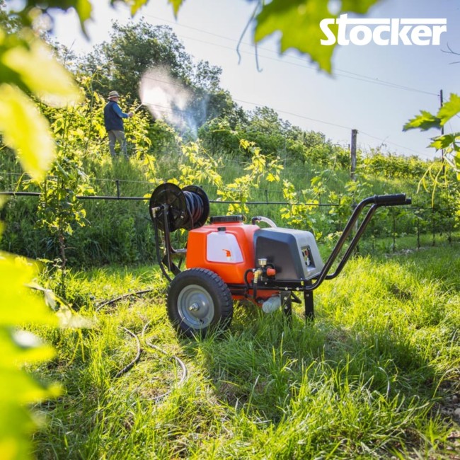 Pompa a Carriola a Batteria 60 L Stocker