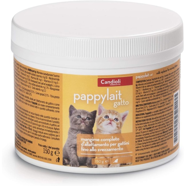 Mangime Pappylait Gatto 150 gr Candioli