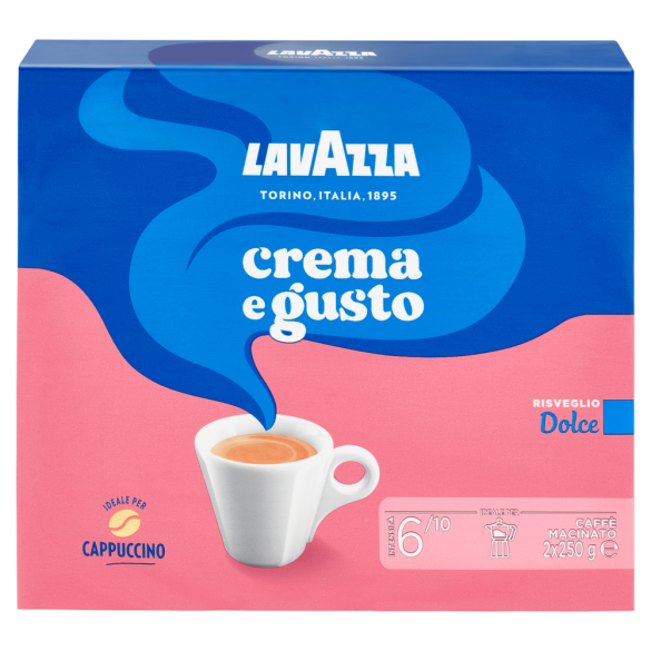 Caffé Crema e Gusto Dolce Lavazza 2 x 250 gr