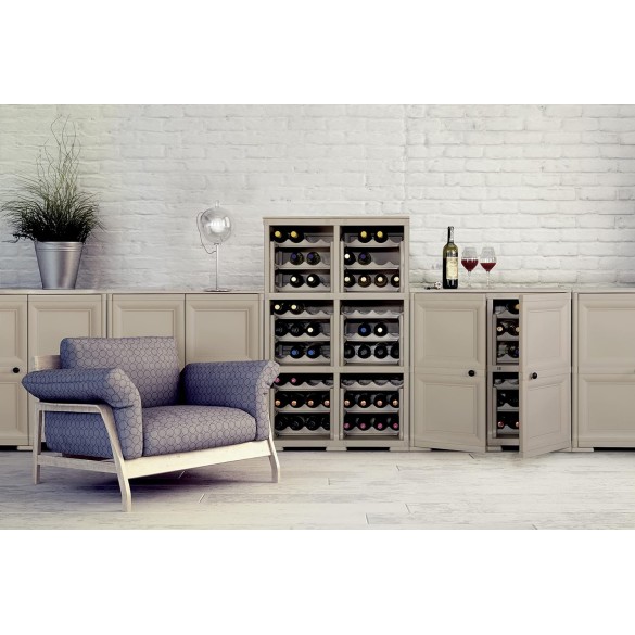 Scaffale Cantinetta Portabottiglie 72 Posti Tontarelli