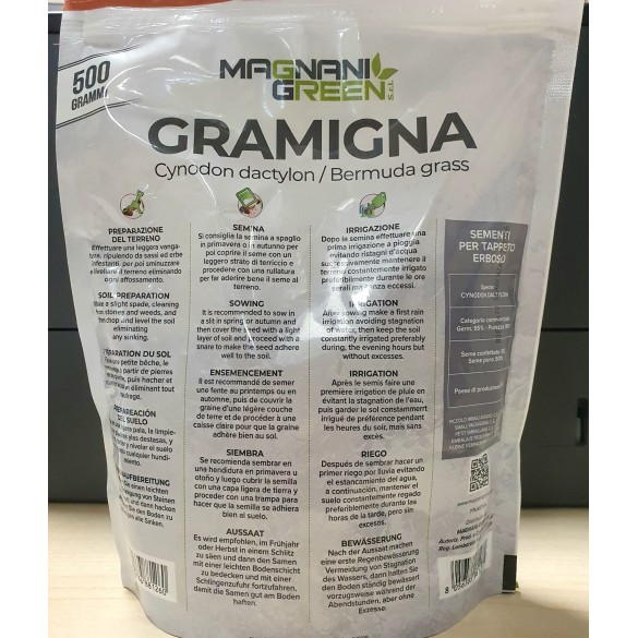 Prato Gramigna 500 gr MAGNANI