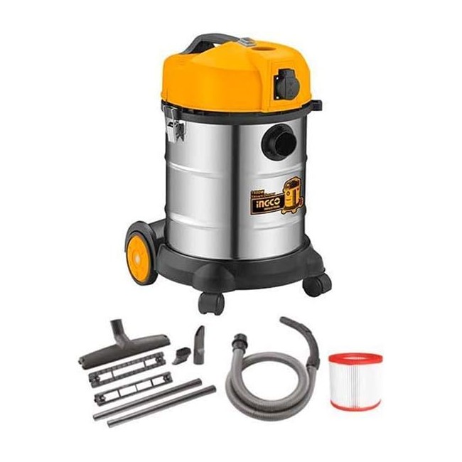 Aspirapolvere e Liquidi Inox 1200W...