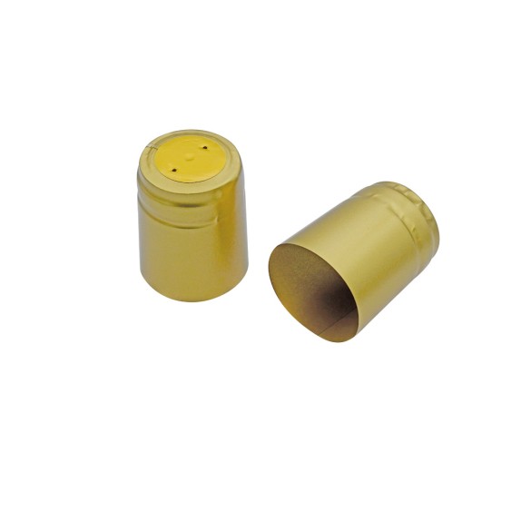 Capsule Termoretraibili Oro Ø 33X H 45 mm Confezione da 100 pz