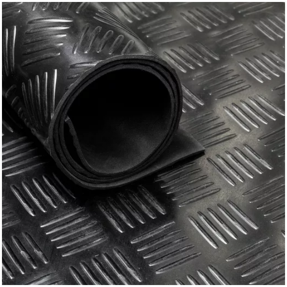 Rotolo Tappeto Gomma Alluminio 120x15 mt VELCOC