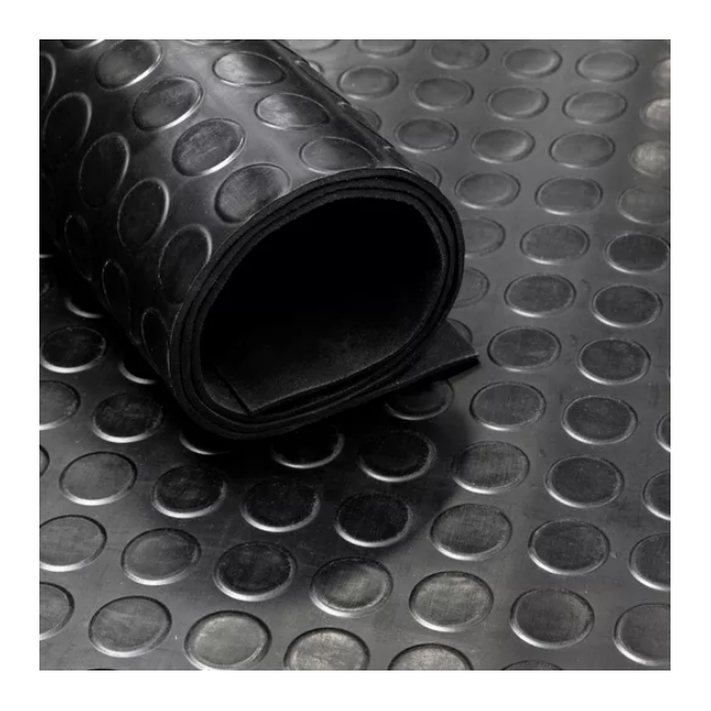 Rotolo Tappeto Gomma Bolle Nero...