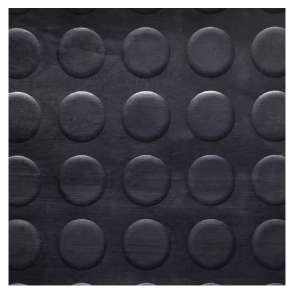 Rotolo Tappeto Gomma Bolle Nero 100x25 mt VELCOC