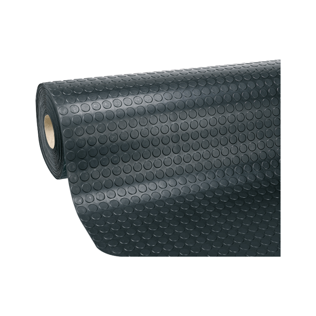 Rotolo Tappeto Gomma Bolle Antracite...