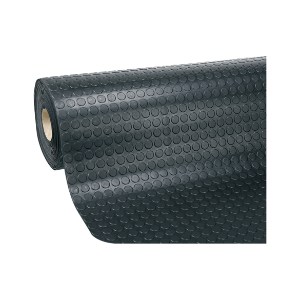 Rotolo Tappeto Gomma Bolle Antracite 100x25 mt VELCOC