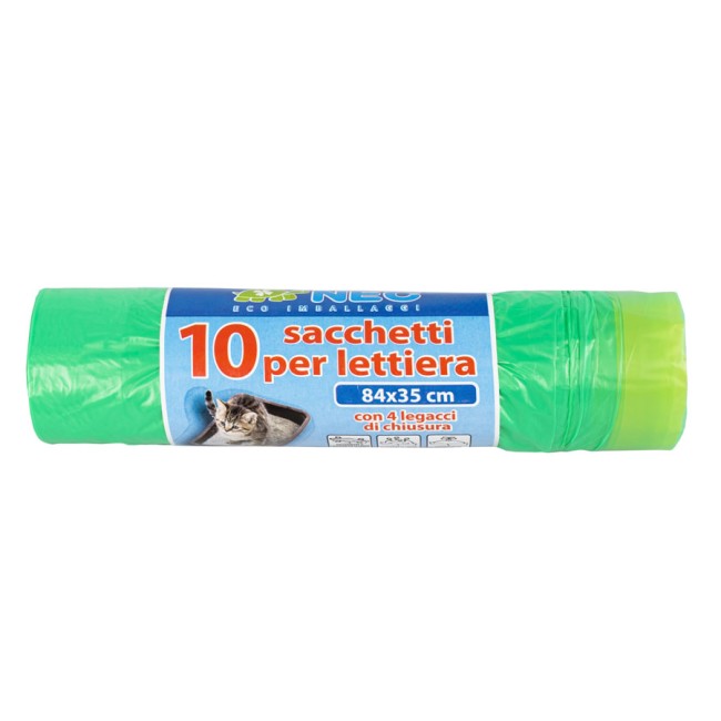 Sacchetti Lettiera 84x35 cm HD 10pz...