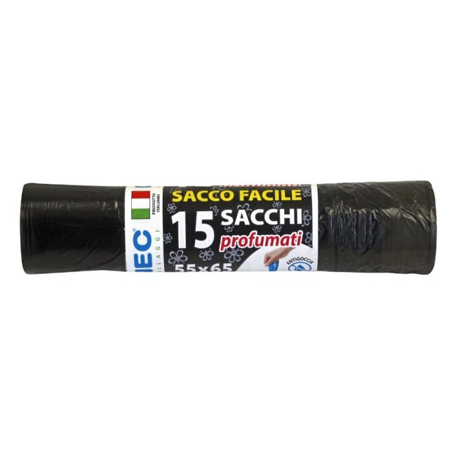 Sacchetti Immondizia HD 55x65 cm Nero...