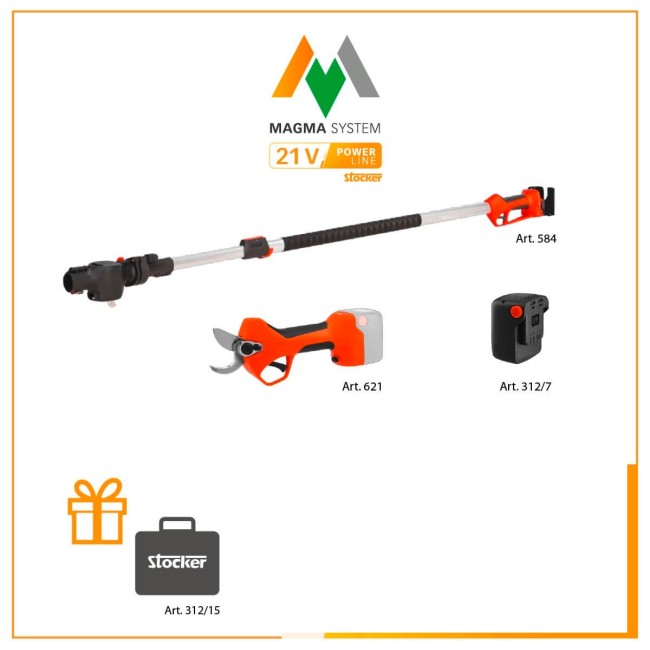 Kit Potatura con Forbice Magma 35 +...