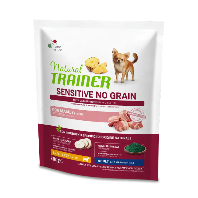 Cane Small & Toy 800 gr Maiale No...