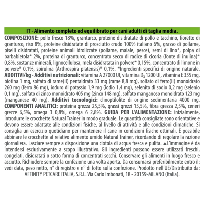 Cane - Adult Medium 12kg Prosciutto...